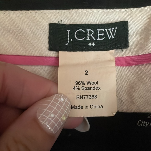 J.Crew Wool Straight Leg Dress Pants - Picture 3 of 7